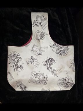 Alice In Wondeeland Storybook Print Tote Bag Out Of Print